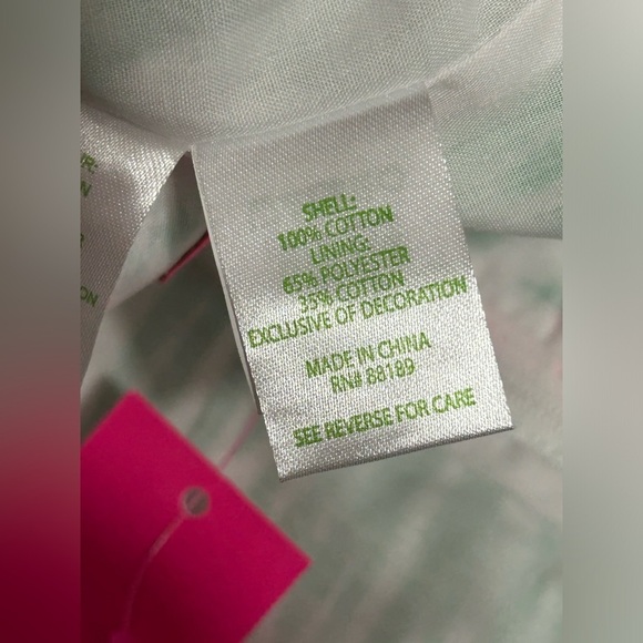 New! Lilly Pulitzer Gabriella Eyelet Lace Tropical Floral Top - Picture 9 of 11